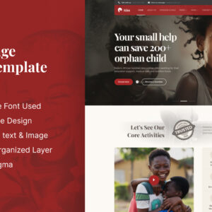 Atim - Nonprofit charity figma website