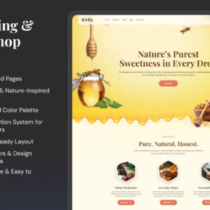 Bolla - Beekeeping and Honey Shop Website